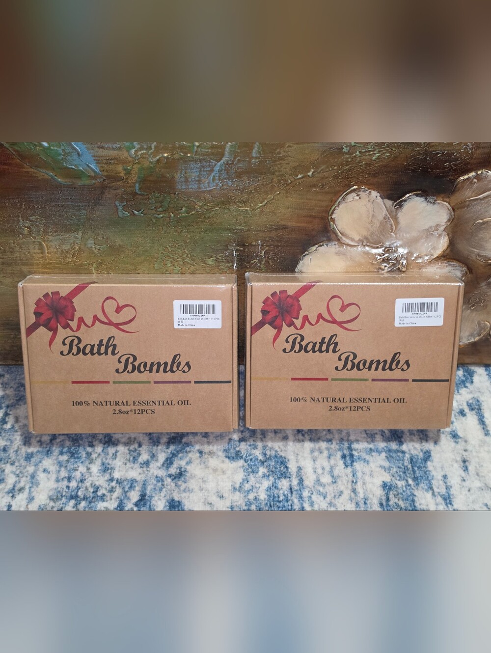 Bath Bombs 100% Natural Essential Oil - Brown (Unbranded)